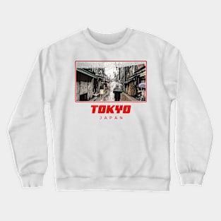 Tokyo Streets with English text Crewneck Sweatshirt